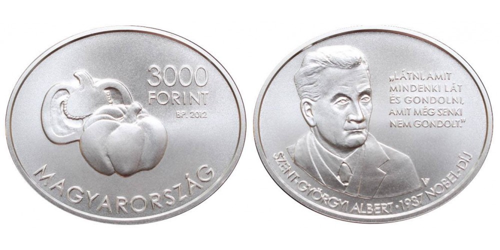 3000 Forint Szent-Györgyi Albert 2012 BU